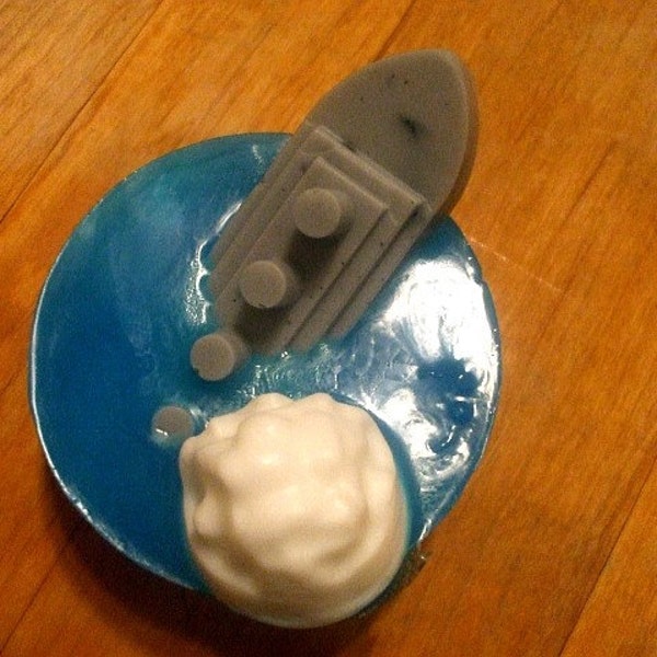 Titanic and Iceberg Soap