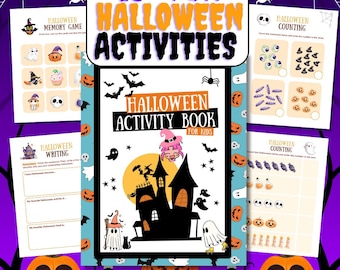 Halloween-activiteitenpagina's voor kinderen | Afdrukbare Halloween-werkbladen | Terug naar school-activiteiten voor kinderen | Halloween Klas Kleuterschool