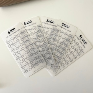 Folletos de paquetes de ahorro A6 (400, 500, 600, 800, 1000)