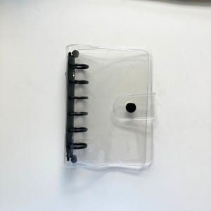 A7 Vinyl Black Rings Budget Binder |  A7 Cash Budget Binder