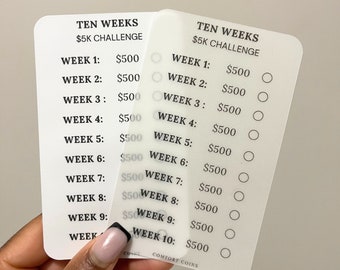 A6 Ten Weeks 5K Challenge Insert