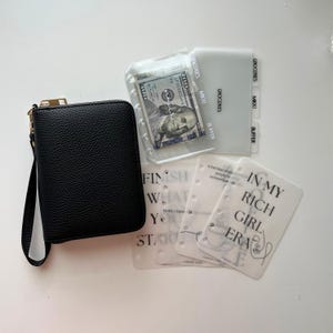 Paquete de billetera A7 / Paquete de billetera compacta A7 / Billetera A7 + Sobres con pestañas y paneles