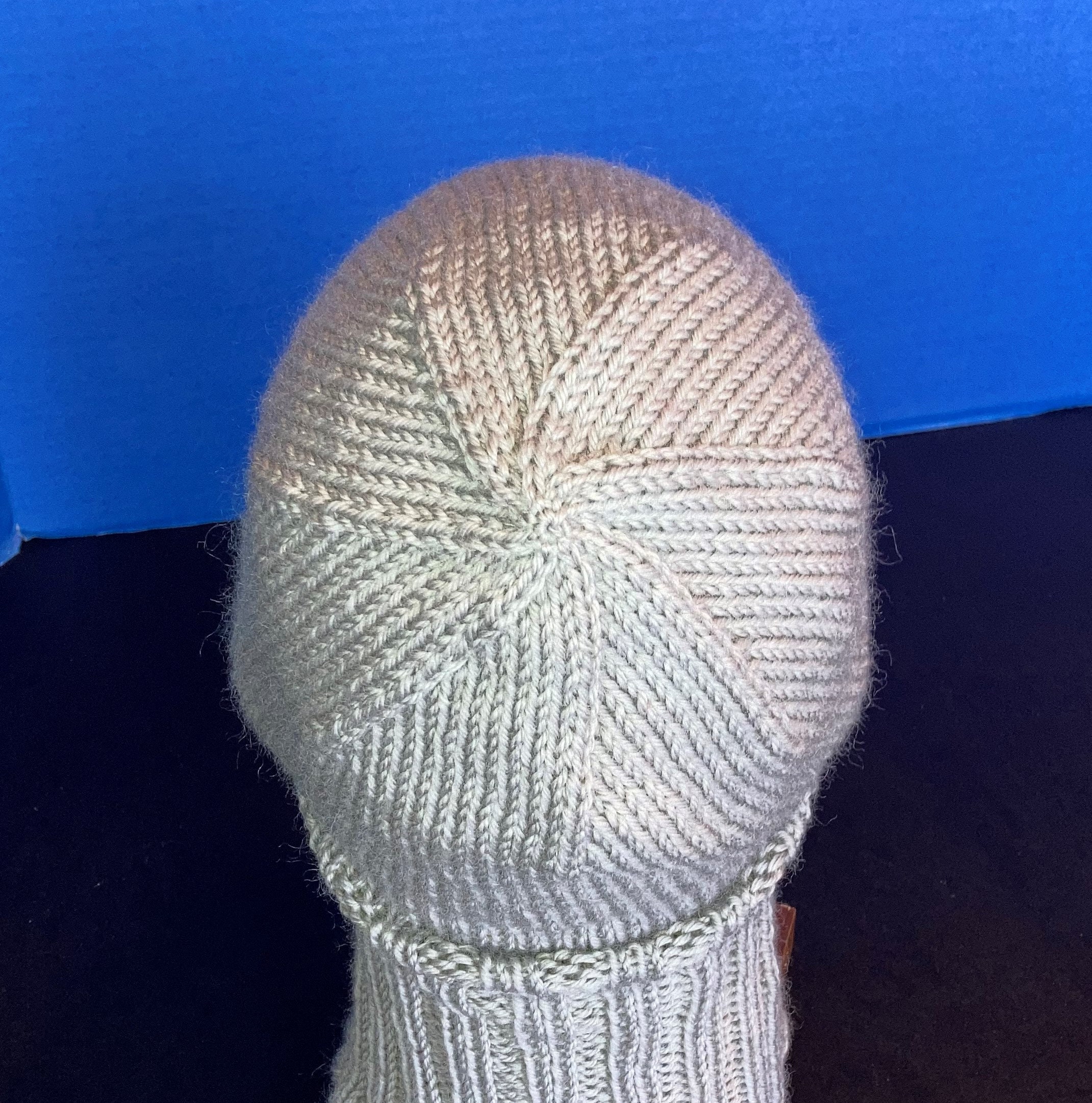 Knit Gray Ski Mask Accessoires Hoeden & petten Helmen Sporthelmen Gray Balaclava Knit Grey Helmet Liner 