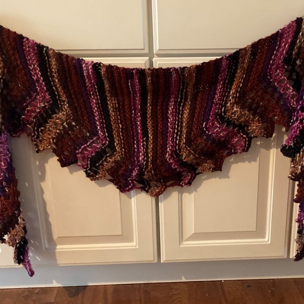 handknit shawl