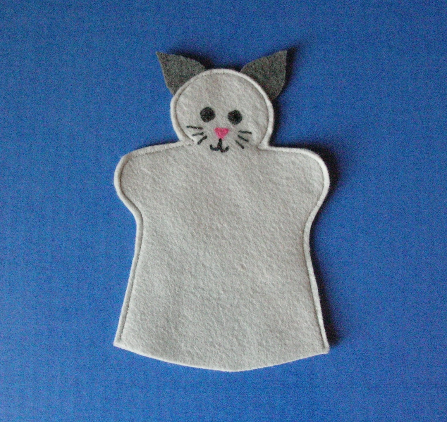 Cat Puppet and Book Set / Kitten Felt Hand Puppet / Puppet and Etsy