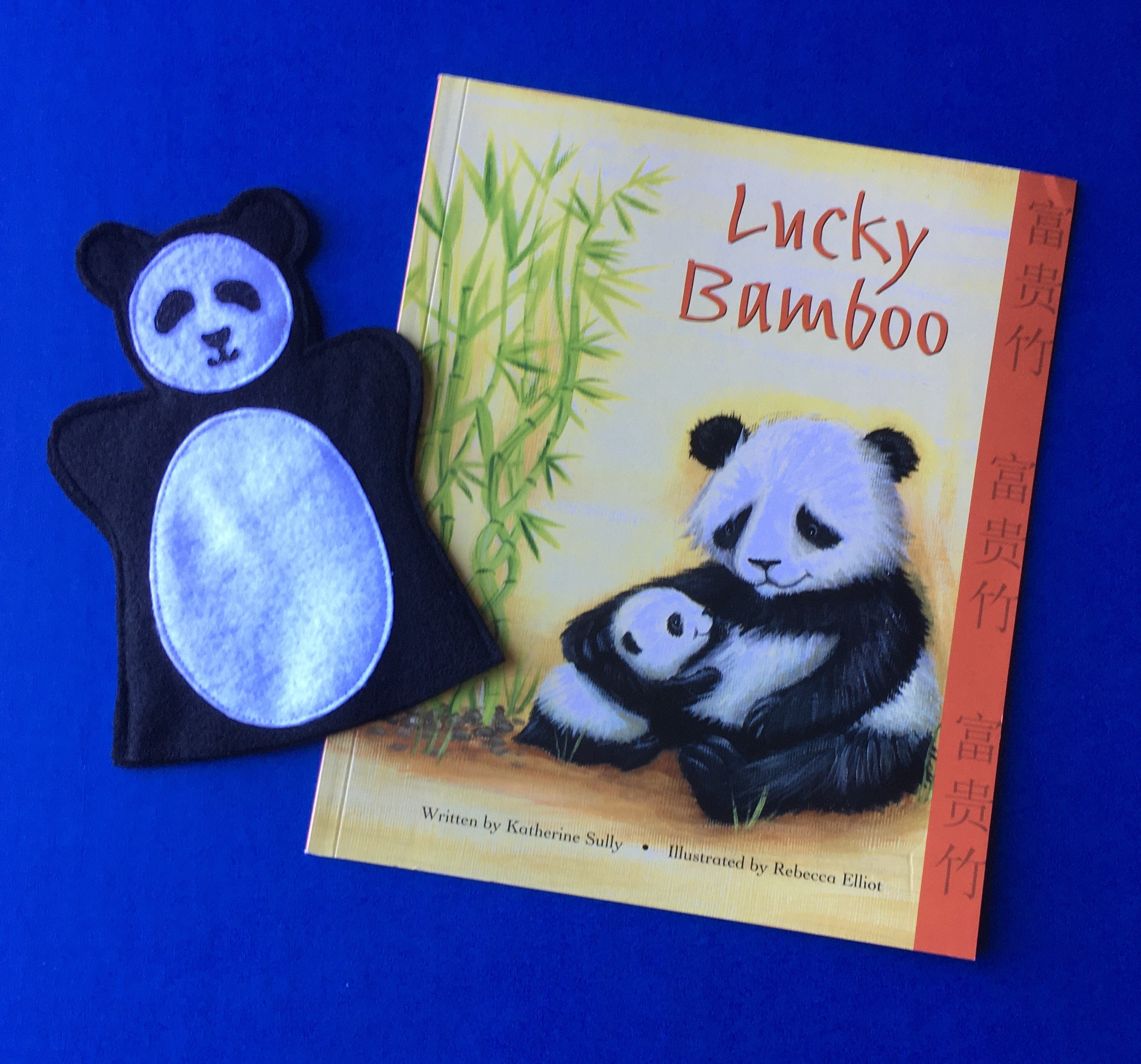 Panda Puppet and Storybook / Felt Panda Hand Puppet / Panda Party Favor ...