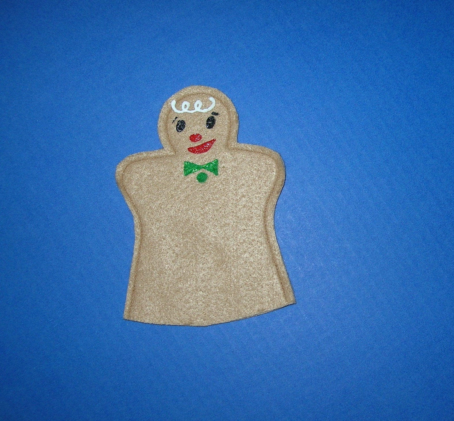 Gingerbread Man Puppet and Book Set / Gingerman Hand Puppet / Etsy