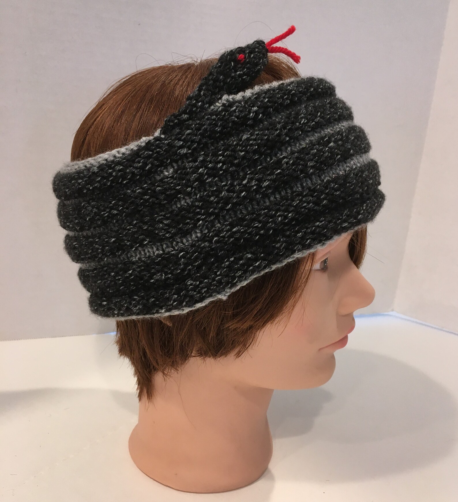 Rattlesnake Headband / Spotted Snake Hat / Tan and Green Snake Etsy