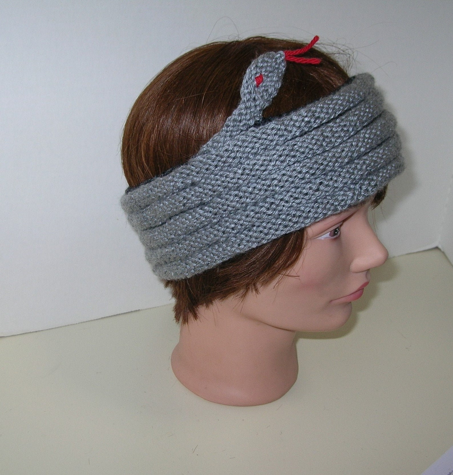 Rattlesnake Headband / Spotted Snake Hat / Tan and Green Snake Etsy