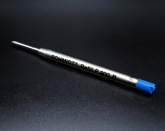 Ricarica Schmidt P900 Per Penna A Sfera Stile Parker, Inchiostro Blu, Punta Media, Metallo - 6