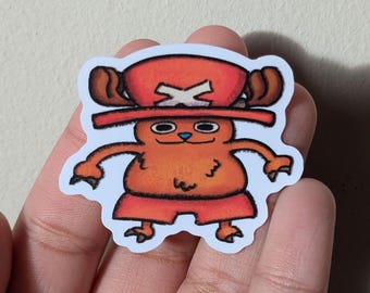 Silly Tony Tony Chopper Matte Vinyl Sticker [Fan Merch]