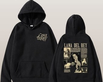 Sweats à capuche de fan Lana Del Rey, Sweats à capuche Lana imprimés graphiques, Chemises de fan Lana, Pulls musique oversize décontractés, Album de musique Ultraviolence