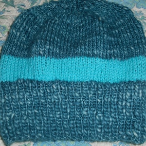 223 Hand Knit Wool Hat Merino Uruguay Watchcap Beanie  display picture 3