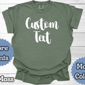 Custom Shirt, Your Text Here Shirt, Custom Tee, Custom Text Shirt, Custom T-Shirt, Personalized Texting Shirt, Personalized Unisex Shirts