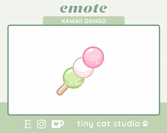 Dango Emote für Twitch und Discord | Süß, Kawaii, Essen Emotes