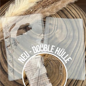 No-Zip Folien A6 & A7 - 5-er Set / Budget Binder clear oder milchig, Budgetplaner Folie ohne Zipper, Hüllen // A6H-F