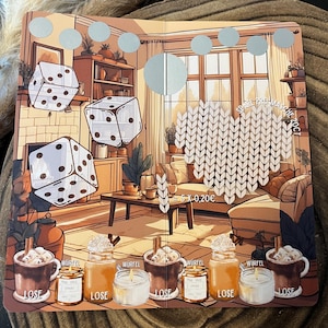 Sparchallenge Klappkarte Cozy Home, Herbst, zuhause, gemütlich / Budgeting, Umschlagmethode // KK-018