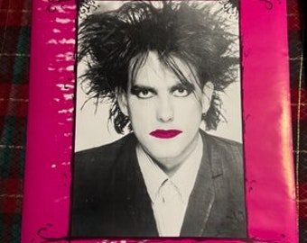 The Cure, Kiss Me, Robert Smith, 1987 poster 34"x23"