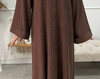 Abaya Leyla Marron