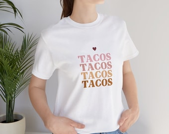 Taco tshirt| Mexican tshirt | Latina Unisex Jersey Short Sleeve Tee | Mexican tshirt | Chicano tshirt | Chicana tshirt