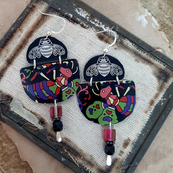 Tin Can Earrings Etsy