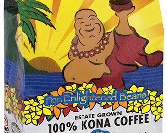 100% caffè Kona decaffeinato medio/scuro 8 once