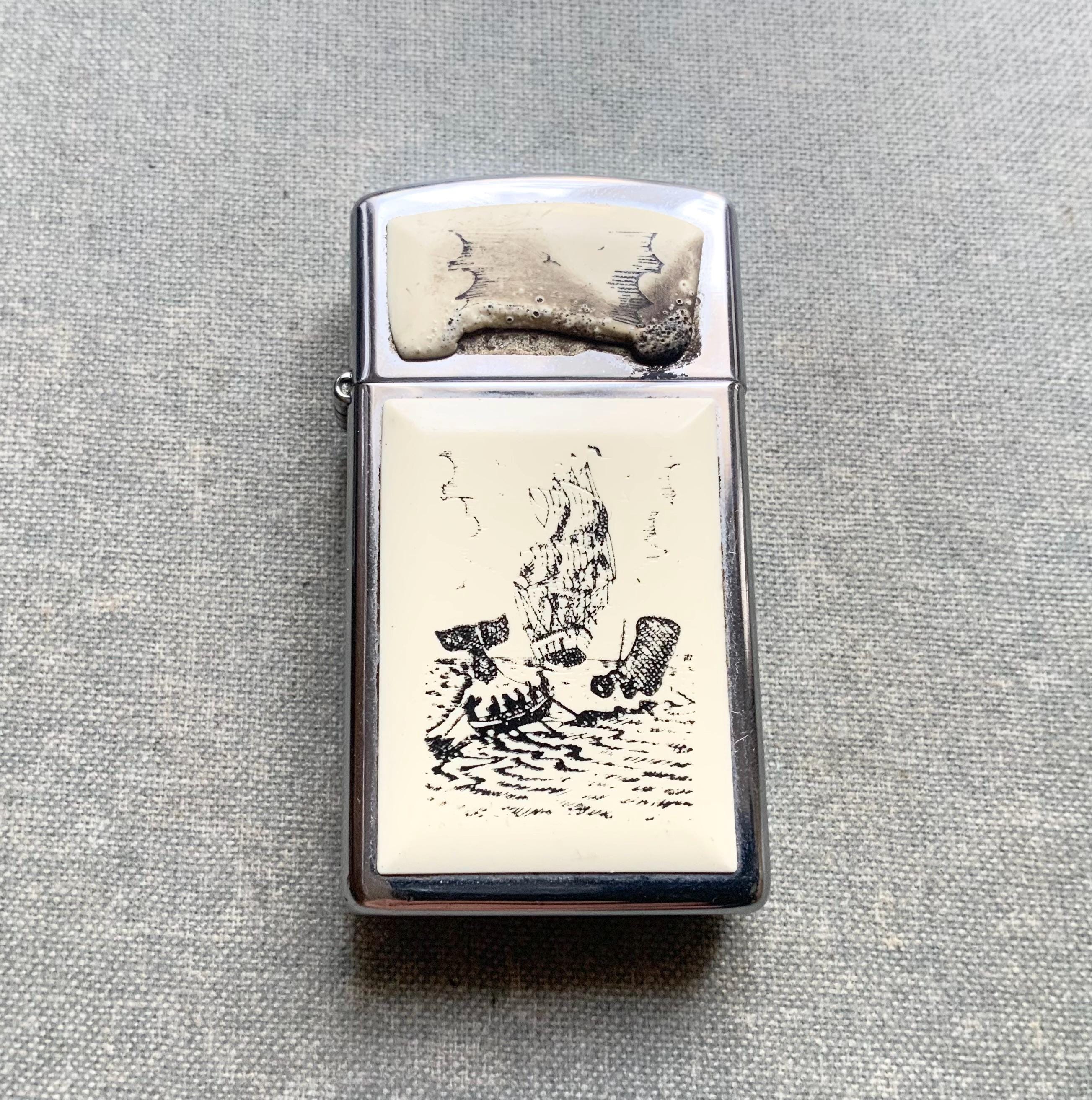 Scrimshaw Zippo - Etsy