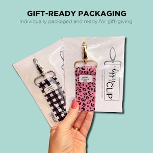RV Life LippyClip® Lip Balm Holder for chapstick, clip-on keychain, chapstick holder, stocking stuffer, teacher gift image 4