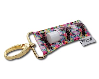 Crosses LippyClip® Lip Balm Holder for chapstick w/ Swivel Clip, stocking stuffer, wedding favor, party favor