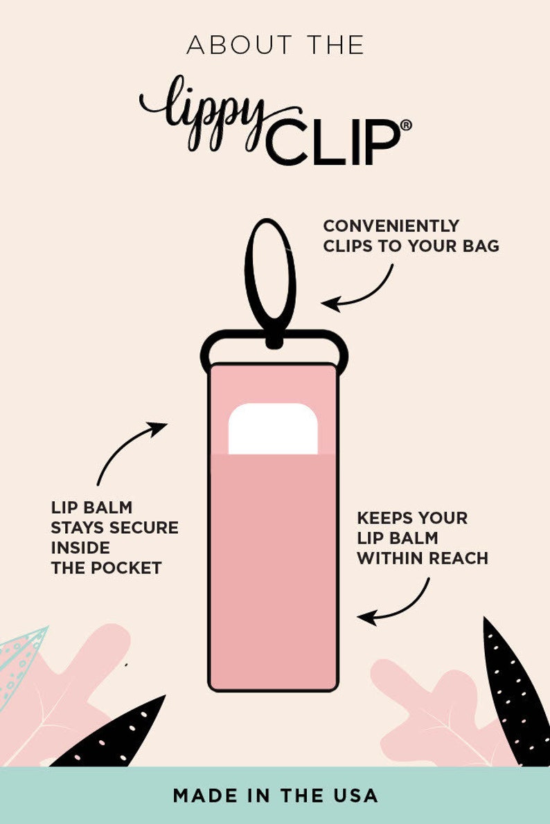 Classic: Cherry Red LippyClip® Lip Balm Holder for chapstick w/ Swivel Clip, stocking stuffer, wedding favor, party favor image 5