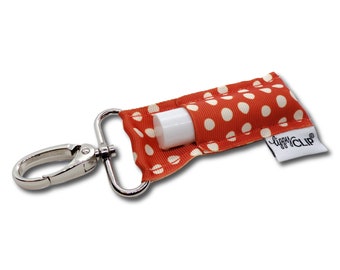 Copper Dots LippyClip® Lip Balm Holder for chapstick, clip-on keychain, chapstick holder, stocking stuffer, teacher gift