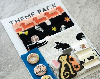 Dogs and Cats Embellishment Theme Pack