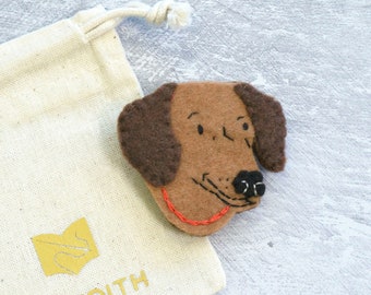 Dog Brooch