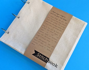 Blank Fabric Sketchbook - Large Cotton