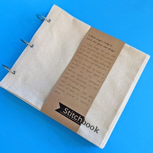 Blank Fabric Sketchbook - Large Cotton