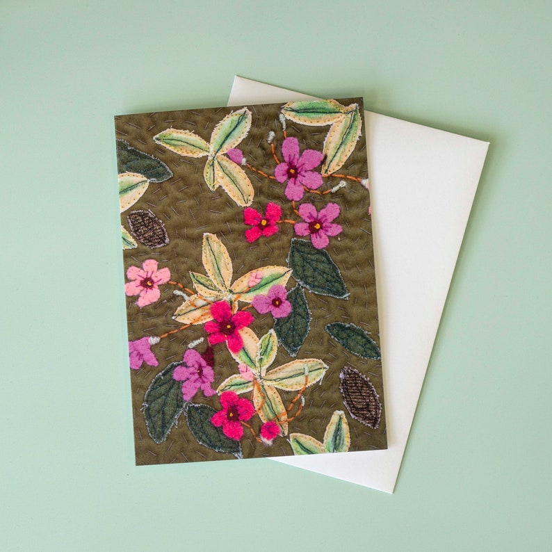 Spring Flowers Greetings Card image 1