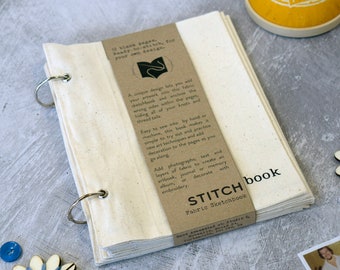 Blank Fabric Sketchbook (Cotton)