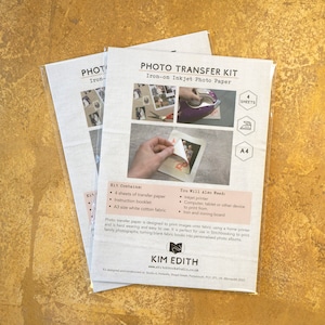 Fabric Photo Transfer Paper Kit image 2