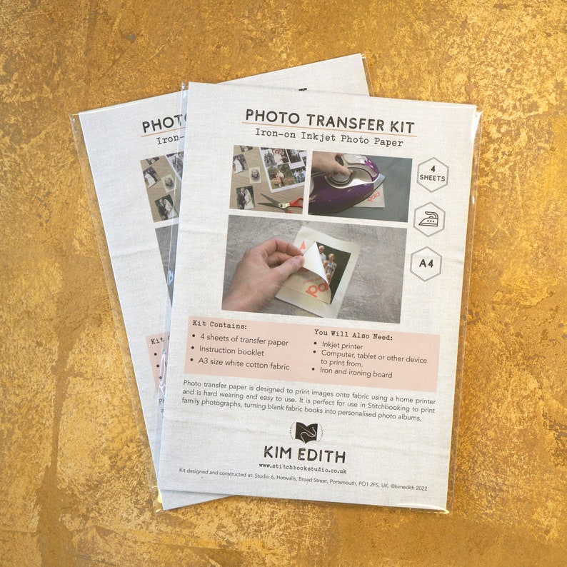 Fabric Photo Transfer Paper Kit image 2