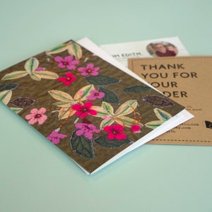 Spring Flowers Greetings Card image 3