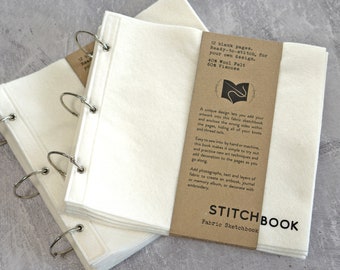 Blank Fabric Sketchbook - Large Wool Felt