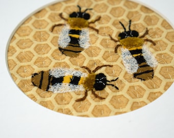 Original Bee Embroidery
