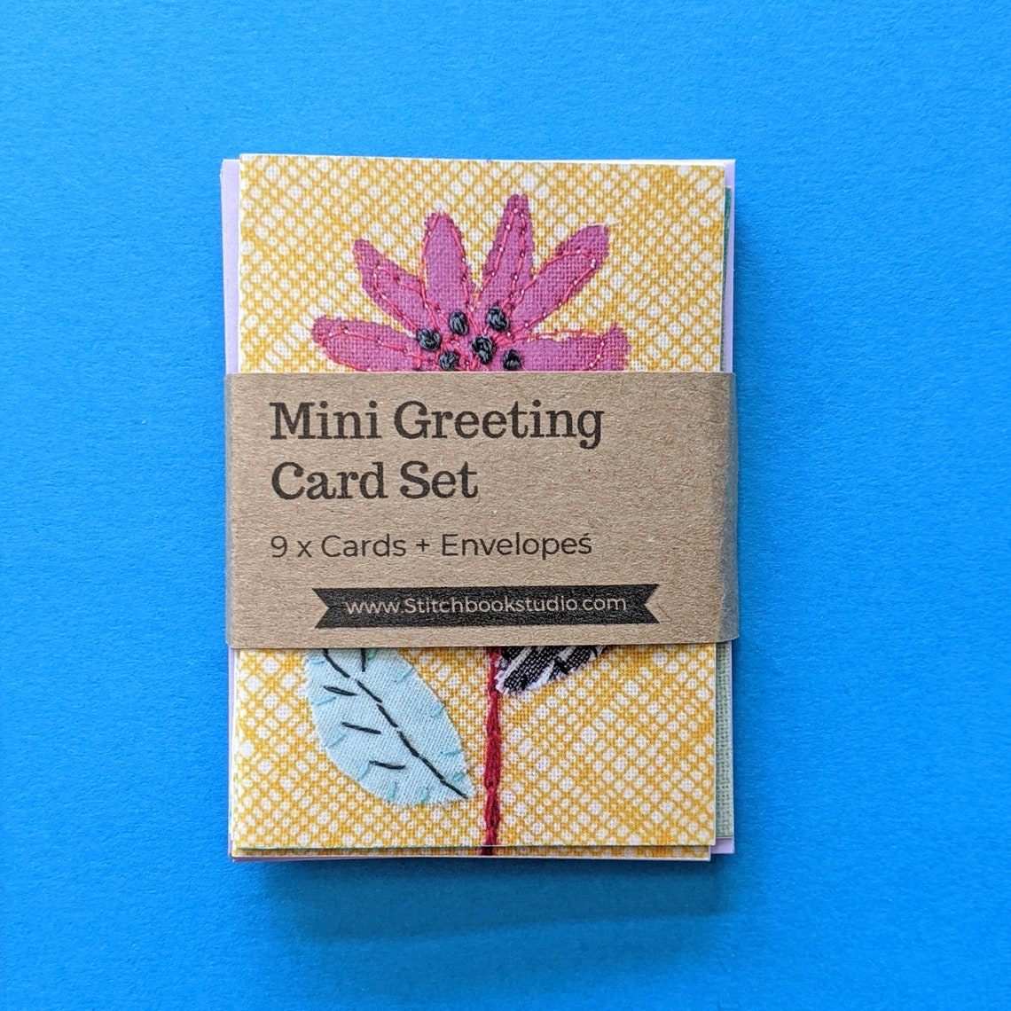 Mini Greetings Card Set 9 Cards and Envelopes Etsy UK