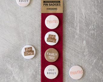 Stitch Your Family Story Badge set