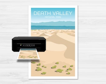 Printable Death Valley National Park Poster