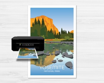 Yosemite Nationalpark Poster zum Ausdrucken