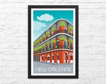 New Orleans Louisiana Framed Poster