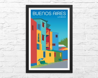 Framed Buenos Aires Argentina Poster