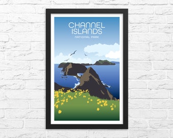 Framed Channel Islands National Park Poster