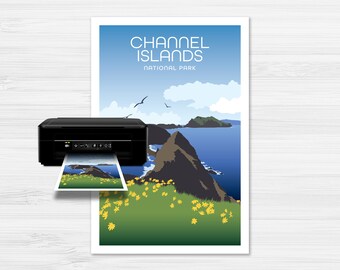 Printable Channel Islands National Park Poster